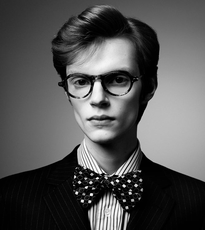 Jacques Marie Mage optical campaign portrait